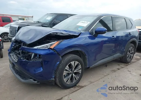 2022 Nissan Rogue Sv Fwd из США, поврежденный, VIN JN8BT3BA8NW040584